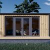 Garden shed EMMY 25 m² (34 mm + wooden paneling)