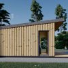 Garden shed EVELIN 25 m² (34 mm + wooden paneling)