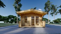 Wooden garden shed KING (44 mm), 4x5 m, 20 m²