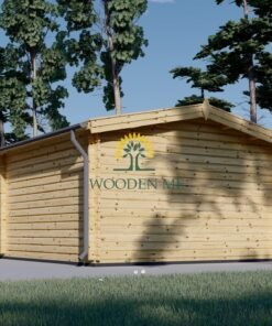 Wooden garden shed KING (44 mm), 4x5 m, 20 m²