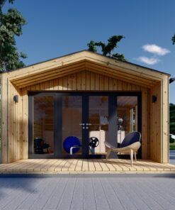 Garden Shed PIA (34 mm + 19 mm wooden cladding), 12 m²