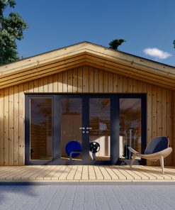 Garden cabin PIA (34 mm + 19 mm wooden cladding), 25 m²