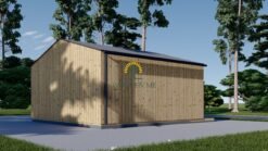 Garden cabin PIA (34 mm + 19 mm wooden cladding), 25 m²