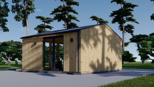 Garden cabin PIA (34 mm + 19 mm wooden cladding), 25 m²