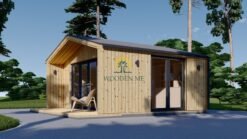 Garden cabin PIA (34 mm + 19 mm wooden cladding), 25 m²