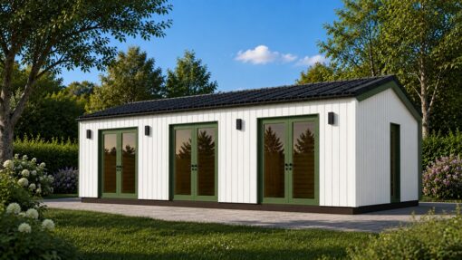 ANGELA 43 m² Timber Garden Cabin