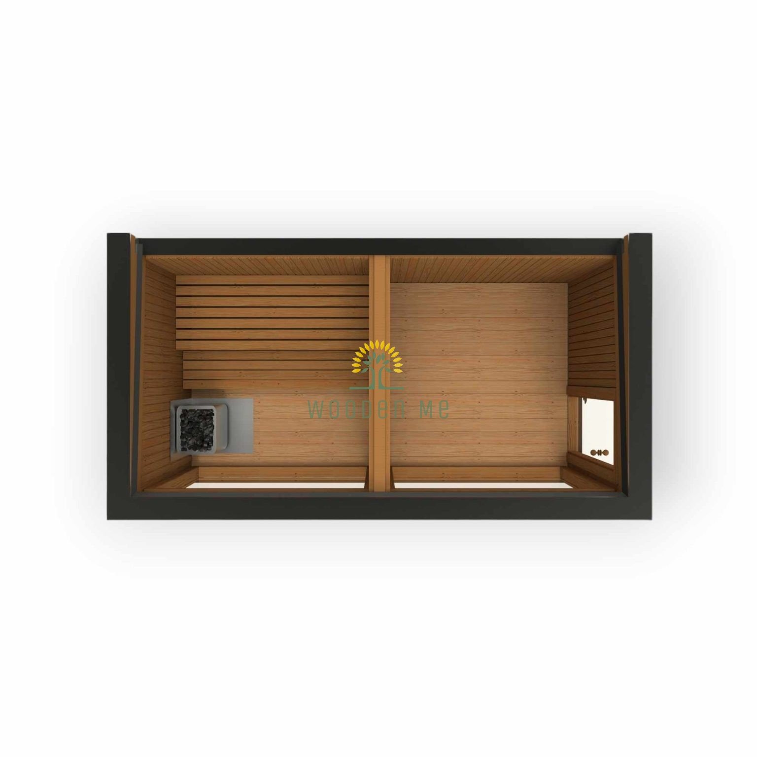 Luxury modern sauna 2.3 m x 5.4