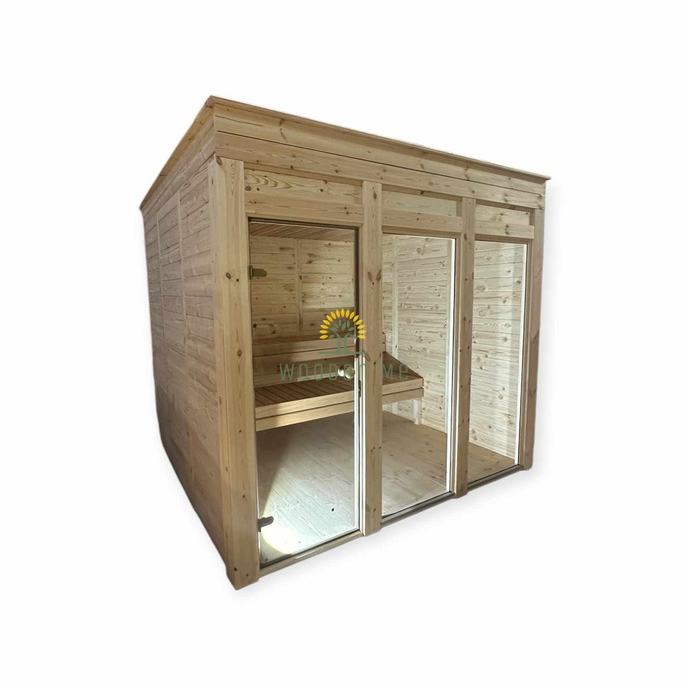 Eco sauna 2.4 m x 2.4 m