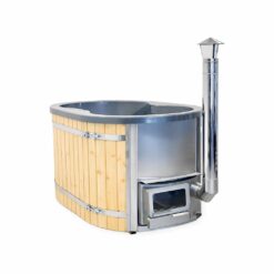 Acrylic Ofuro Hot Tub 120 × 190 cm with Integrated Heater