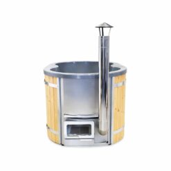Acrylic Ofuro Hot Tub 120 × 190 cm with Integrated Heater