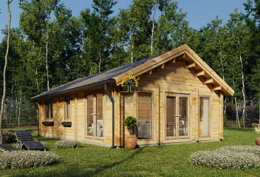 Wooden Cabin: Woodland 54 m²