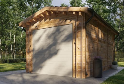 Garage for Camper (44 mm), 4×8 m, 32 m²