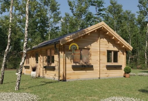 Wooden Cabin: Woodland 54 m²