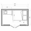 Mo-House 7.12 m² (Assembled and ready to use) - PLAN