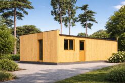 Tiny House KAYA 2 (44 mm + wood cladding), 64 m²