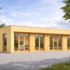 Wooden tiny house KAYA 3 (44 mm + wooden cladding), 70 m²