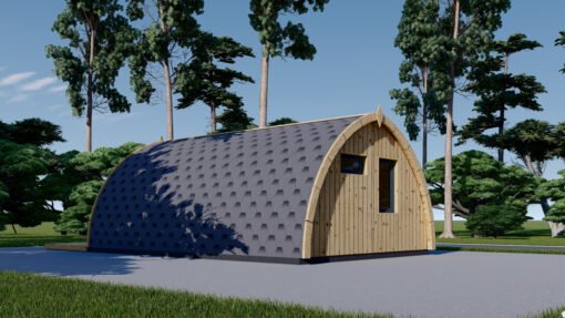 Garden Cabin BRETA (44 mm), 4×6 m, 24 m²