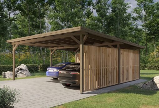 Modern Carport 6 x 6 m