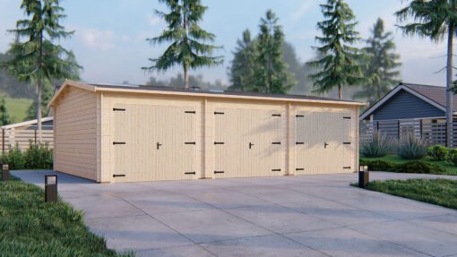 Triple Garage 6m x 9m