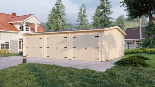 Triple Garage 6m x 9m