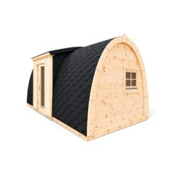 Insulated Camping Pod with Side Entry – 3.25 × 6.6 m