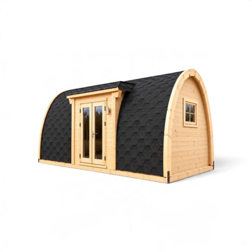 Insulated Camping Pod with Side Entry – 3.25 × 5.9 m