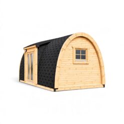 Insulated Camping Pod with Side Entry – 3.25 × 5.9 m