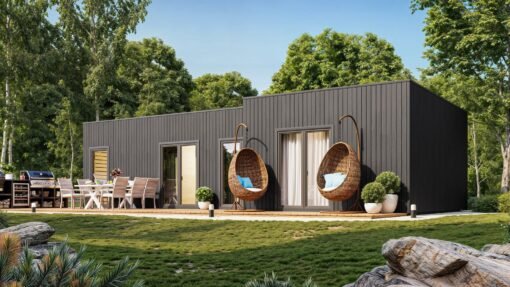 Insulated Tiny House NORDIC-L 5.74x11.94 m