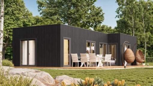 Insulated Tiny House NORDIC-L 5.74x11.94 m