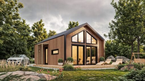 Insulated Tiny House Solari 5.96 × 7.60 m