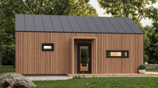 Insulated Tiny House Solari 5.96 × 7.60 m