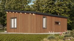Insulated Modern Cabin Verno 7.74 × 5.34 m