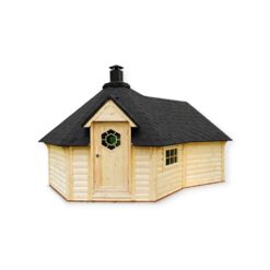 BBQ hut with extension 9.2 m² + 4.79 m²