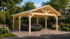 Carport with Classic Gable Roof