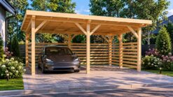 Double Carport-Mars 30 m²